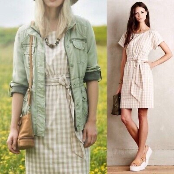 Anthropologie Dresses & Skirts - Anthropologie x HD Paris Gingham Poplin Dress with Pockets